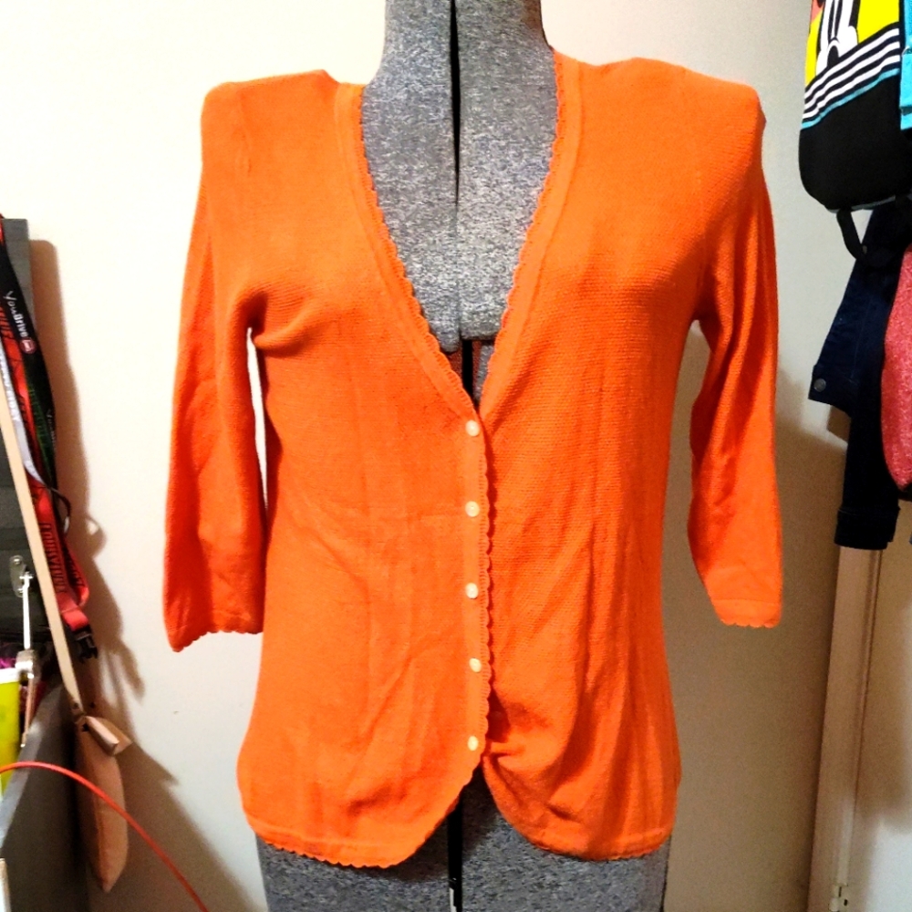 NWT Tommy Bahama Women's Waffle Knit Button Cardigan, Size Medium